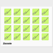 Mattwork Square Sticker (Blatt)