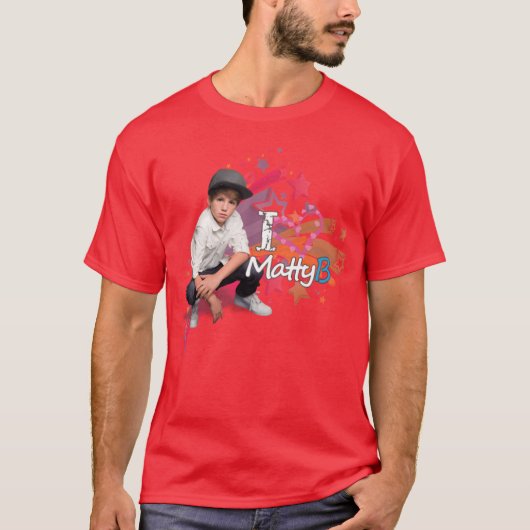 MattyB Sterne Herzen Freunde T-Shirt (Vorderseite)