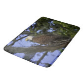 Mature Bald Eagle Badematte (Schrägansicht)
