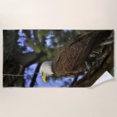 Mature Bald Eagle Strandtuch (Vorderseite)