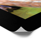 Mature Bald Eagle Wildlife Painting Poster (Ecke)