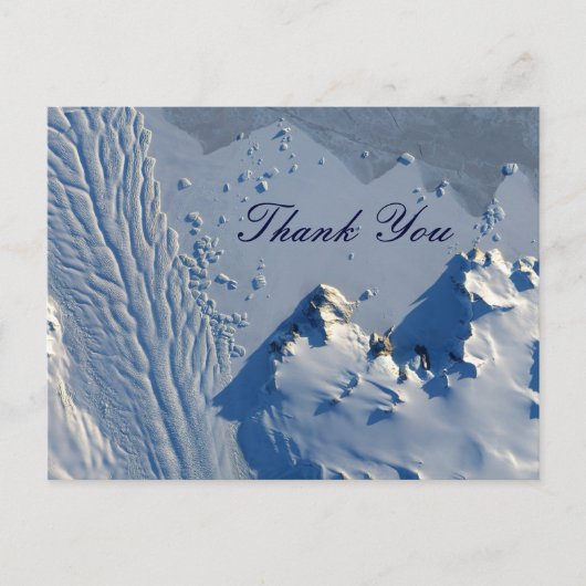 Matusevich Glacier, Antarktis Danke Postkarte (Vorderseite)