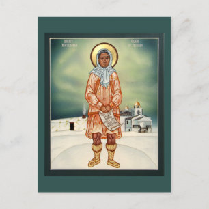 Matushka Olga von Alaska Gebet Card Postkarte