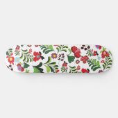 Matyo Floral Pattern Skateboard (Horizontal)