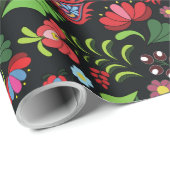 Matyo Stickerei-Design Geschenkpapier (Rolleneckpunkt)