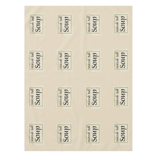 Matzah-Ball-Suppe Tischdecke (Vorderseite)