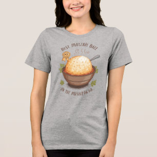 Matzah-Bällchen-Suppen-Liebhaber Tri-Blend Shirt