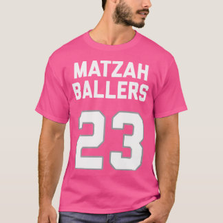 Matzah Baller 23 Funny Jewish Matzo Ball Pun Baske T-Shirt