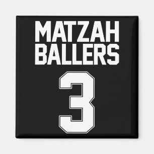 Matzah Baller 3 lustiges jüdisches Basketballteam Magnet