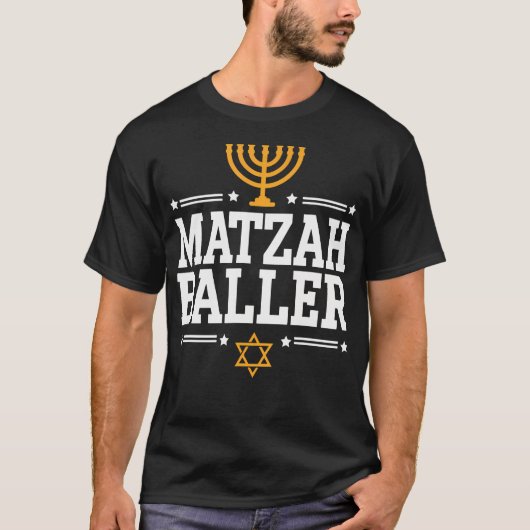 Matzah Baller Chanukka T-Shirt (Vorderseite)