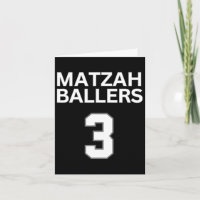 Matzah Ballers 3 Funny Jewish Pun Basketball Team