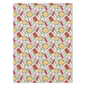 Matzah Flatbread und Wein Tischdecke (Vorderseite)