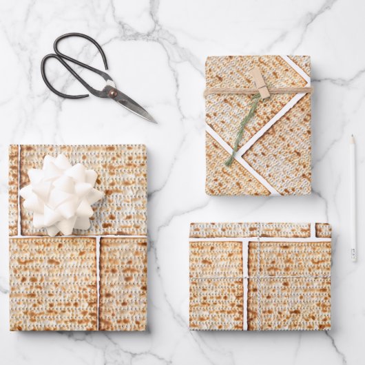 Matzah Geschenkpapier Set (Vorderseite)
