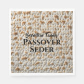 Matzah Jewish Family Passover Seder Serviette (Vorderseite)