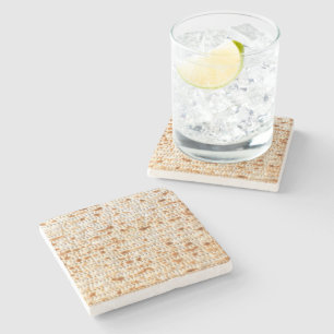 Matzah Magnified Passover Steinuntersetzer