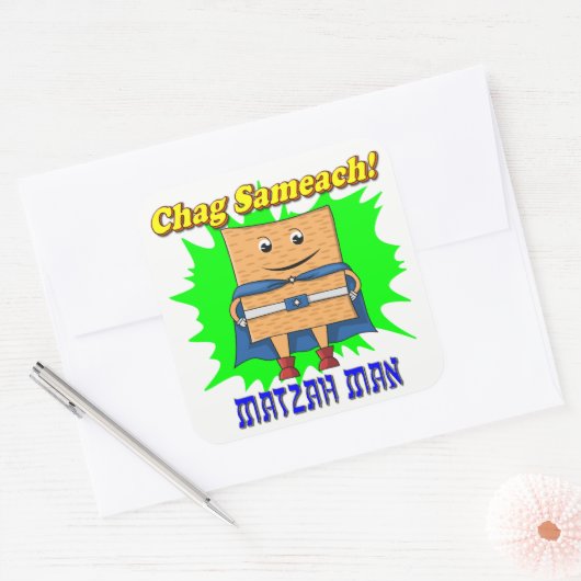 Matzah Man Passover Stickers (Umschlag)