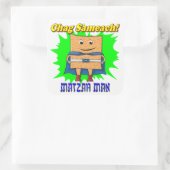 Matzah Man Passover Stickers (Tasche)