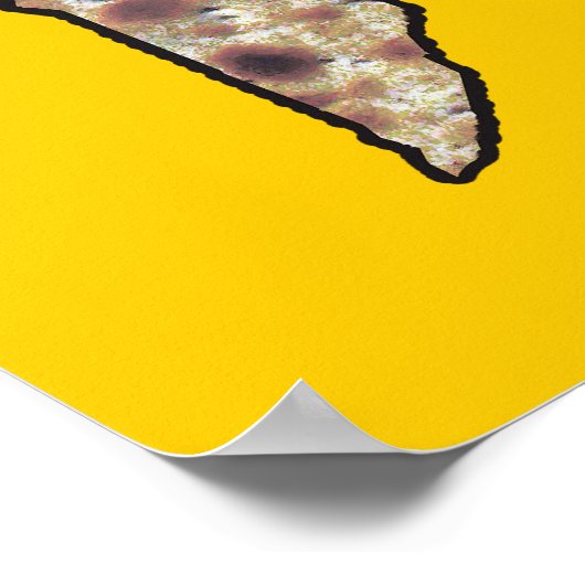 Matzah Map Israel - Schreiben Sie Ihren eigenen Te Poster (Ecke)