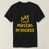 Matzah Princess Funny Passover Kids Afikoman Jewis T-Shirt (Design vorne)
