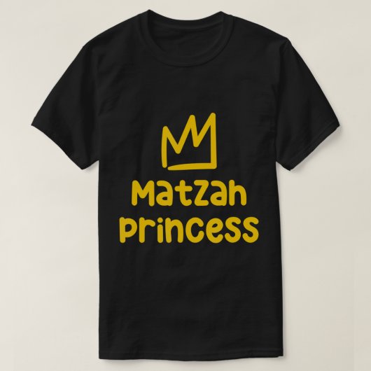 Matzah Princess Funny Passover Kids Afikoman Jewis T-Shirt (Design vorne)