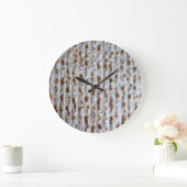 Matzah-Uhr - es ist Zeit für Passahfest Große Wanduhr (Zuhause)