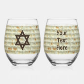 Matzah Weinglas Ohne Stiel (Vorderseite)