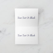 Matzevah Beileid Karte (Innenseite)