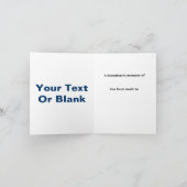 Matzevah Spende Karte (Innenseite)