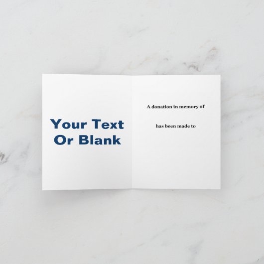 Matzevah Spende Karte (Innenseite)