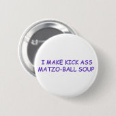 MATZO-BALL MEISTER BUTTON (Vorne & Hinten)