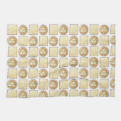 Matzo Ball Soup Matzah Flatbread Pessach Küche Geschirrtuch (Horizontal)