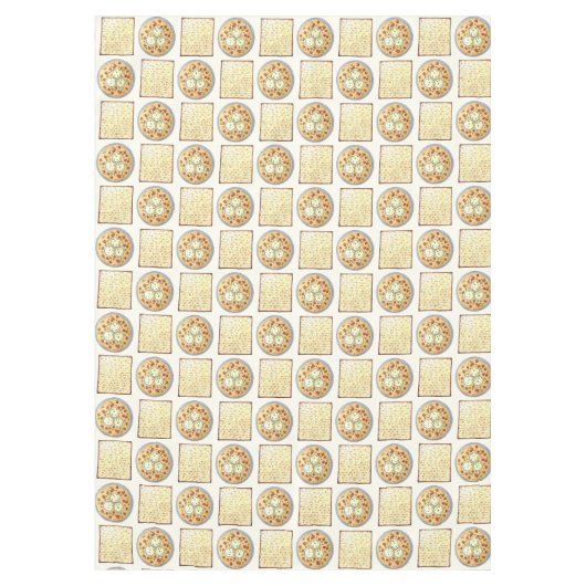 Matzo Ball Soup Matzah Flatbread Pessach Küche Tischdecke (Vorderseite)