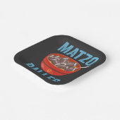 Matzo Baller Funny Football Hanukkah Rugby Geschen Pappteller (Gewinkelt)