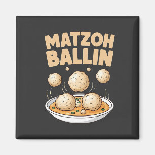 Matzo Baller Hanukkah Food Jüdische Kultur Magnet