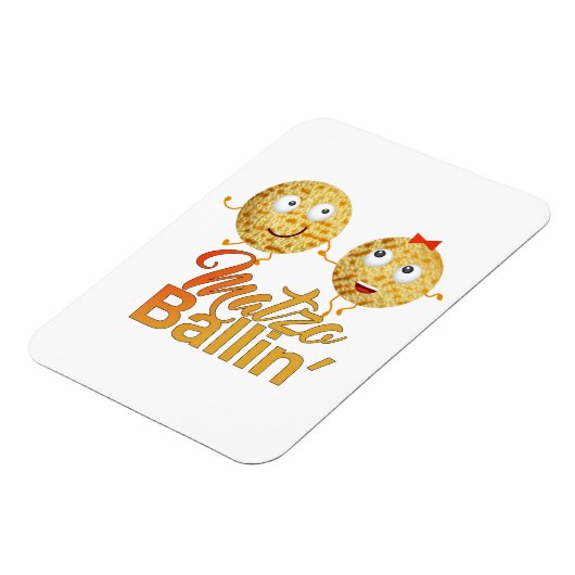 Matzo Ballin'. Pessach Segel Magnet (Linke Seite)