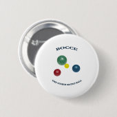 Matzo Bocce Ball Button (Vorne & Hinten)