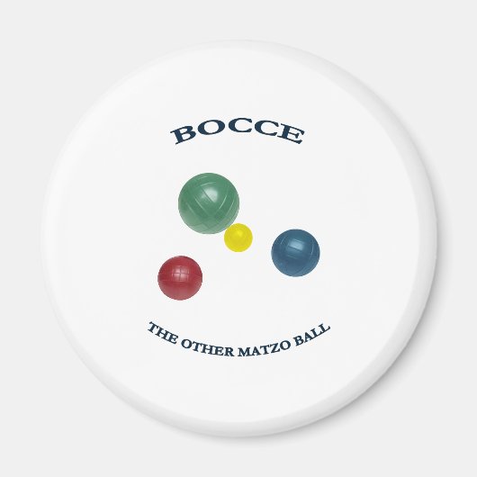 Matzo Bocce Ball Magnet (Vorne)