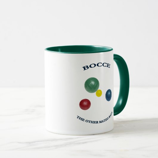 Matzo Bocce Ball Tasse (VorderseiteRechts)