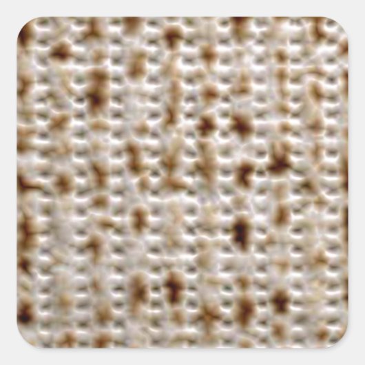MATZO JEWISH SQUARE STICKERS (Vorderseite)
