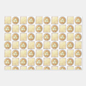 Matzo Matzah Ball Soup Jüdische Küche Pessach Geschenkpapier Set (Vorderseite 2)