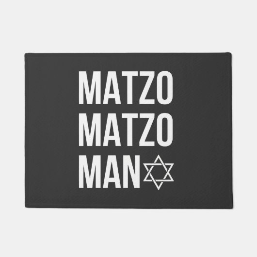 Matzo Matzo Man Jewish Hanukkah Fußmatte (Vorderseite)