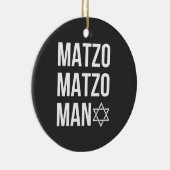 Matzo Matzo Man Jewish Hanukkah Keramik Ornament (Rechts)