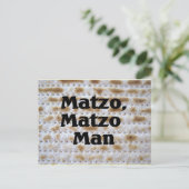 Matzo, Matzo Man Postkarte (Stehend Vorderseite)