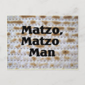 Matzo, Matzo Man Postkarte (Vorderseite)