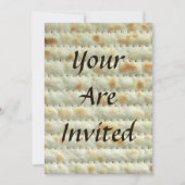 Matzoh Passover Seder Einladung (Vorderseite)