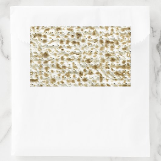 Matzoh Rechteckiger Aufkleber (Tasche)