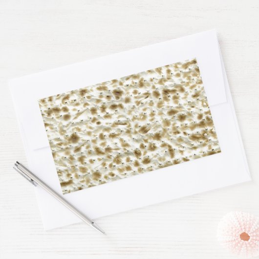 Matzoh Rechteckiger Aufkleber (Umschlag)