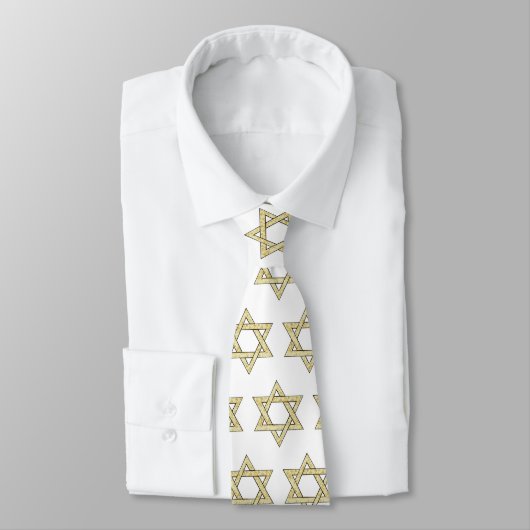 Matzoh Star von David Neck Tie Krawatte (Gebunden)