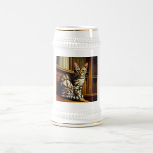 Mau Cat Bierglas