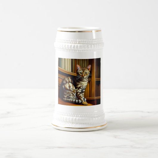 Mau Cat Bierglas (Mittel)